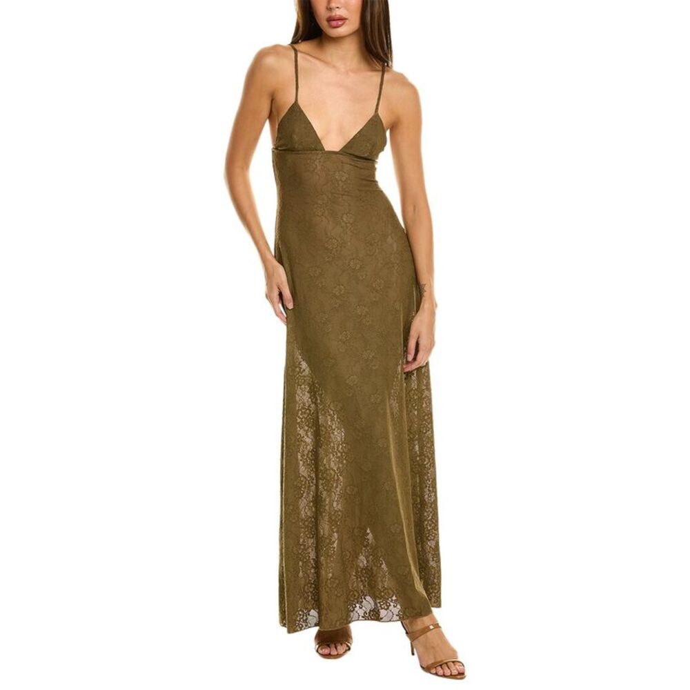 WeWoreWhat V-Front Midi Dress